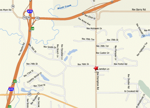 Map of KCCC